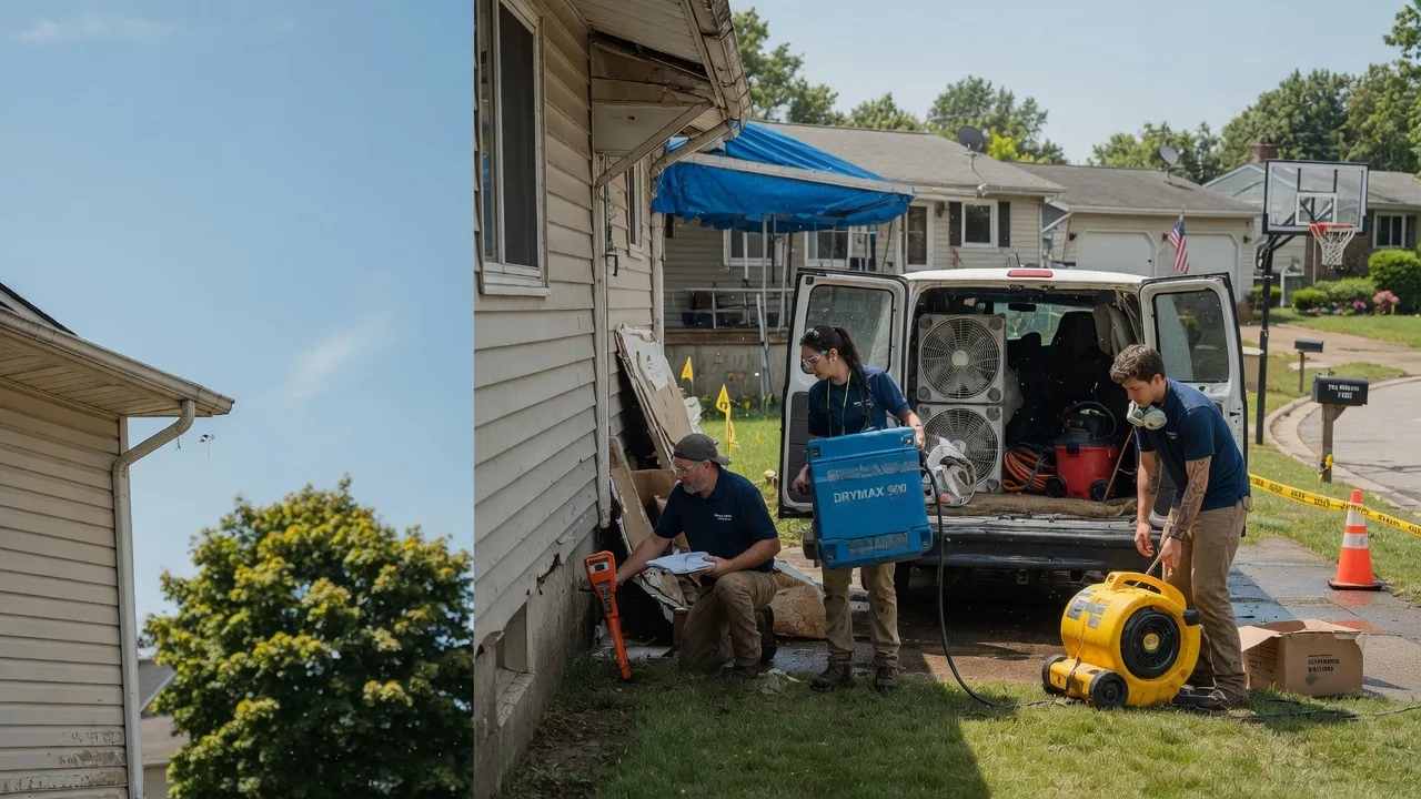 Ceiling Leak Cleanup in Munroe Falls, OH near me