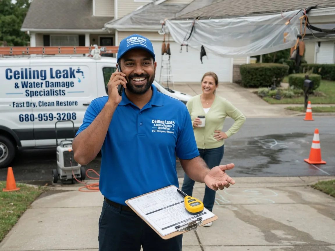 Ceiling Leak Cleanup Munroe Falls, OH FAQs
